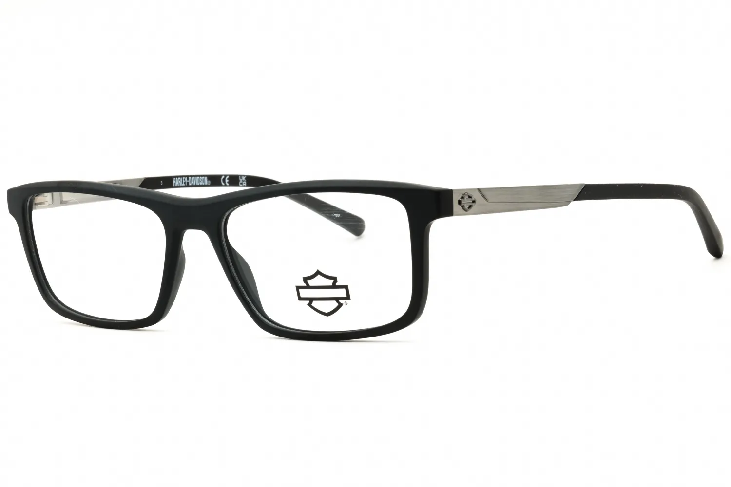 Harley Davidson HD50121 002 Eyeglasses Matte Black 56mm Men