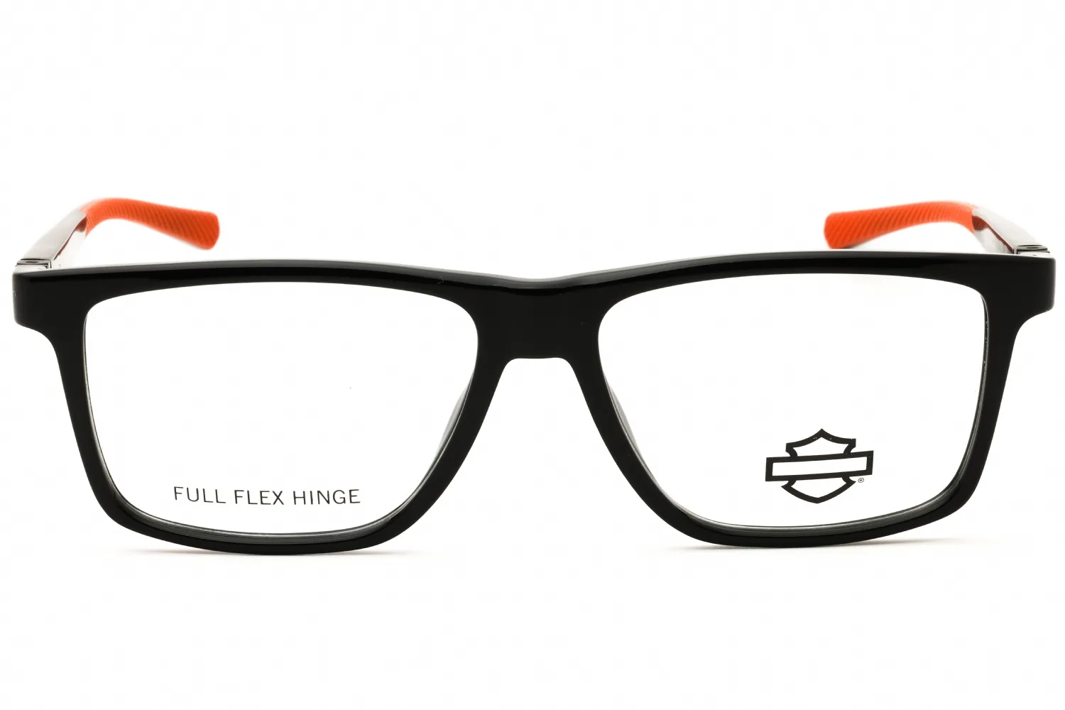 Harley Davidson HD50124 001 Eyeglasses Shiny Black 55mm Men 2