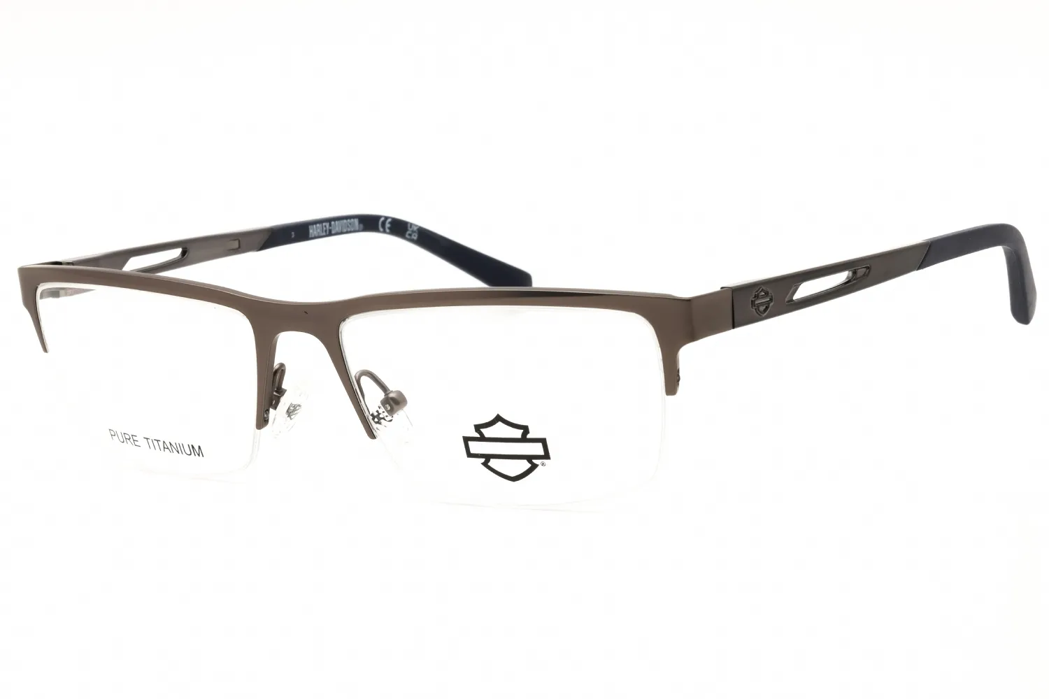 Harley Davidson HD50132 009 Eyeglasses Matte Gunmetal 57mm Men