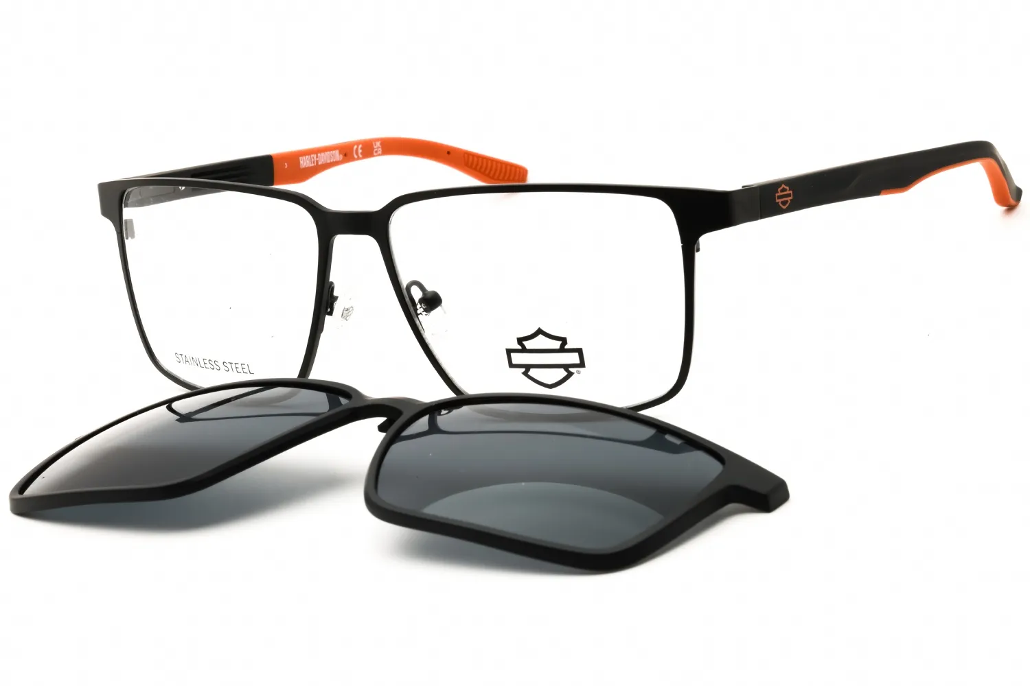 Harley Davidson HD50135 002 Eyeglasses Matte Black 58mm Men
