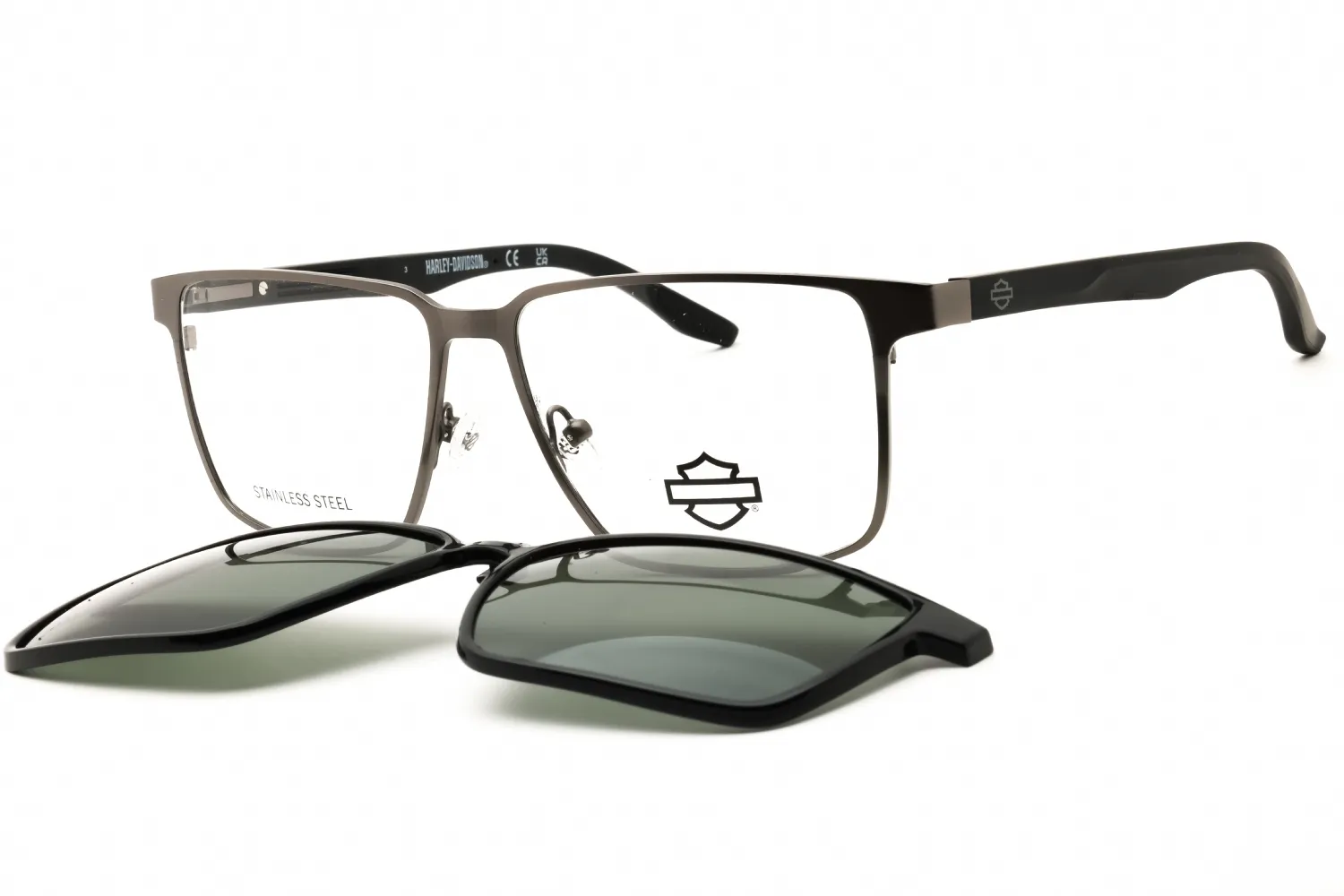 Harley Davidson HD50135 009 Eyeglasses Matte Gunmetal 58mm Men