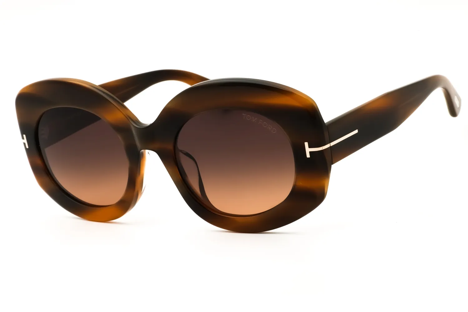 Tom Ford FT1346-F 55T Sunglasses Coloured Havana 53mm Women