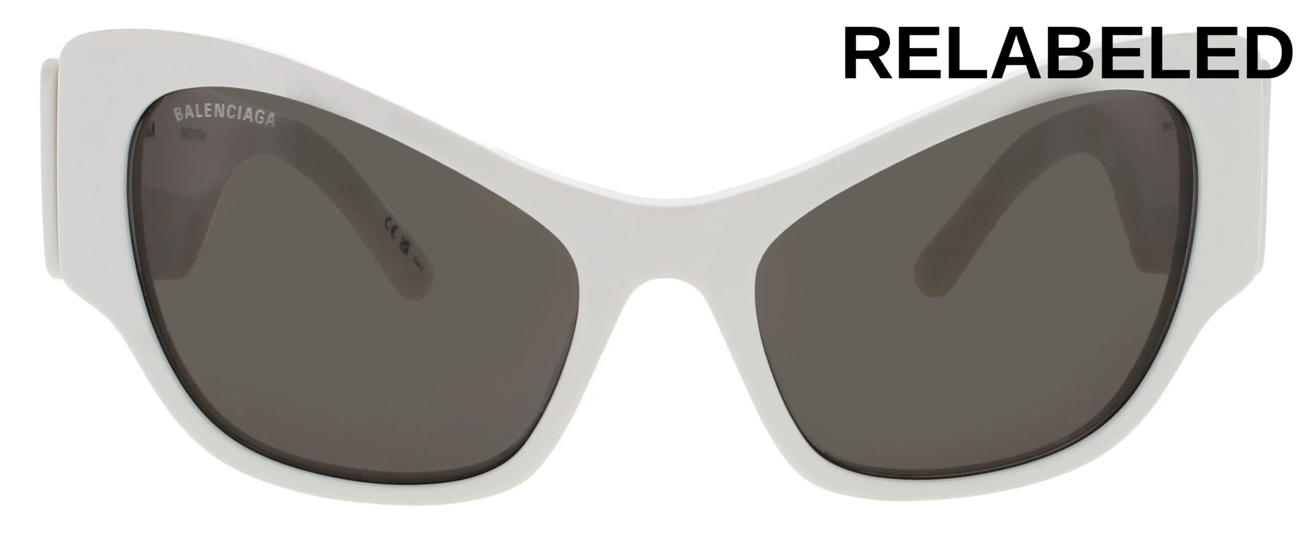 Balenciaga BB0259S 003 Sunglasses White 58mm Women 2