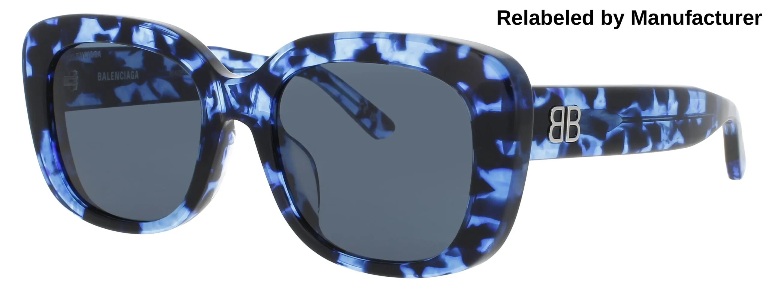 Balenciaga BB0295SK 004 Sunglasses Blue 54mm Women