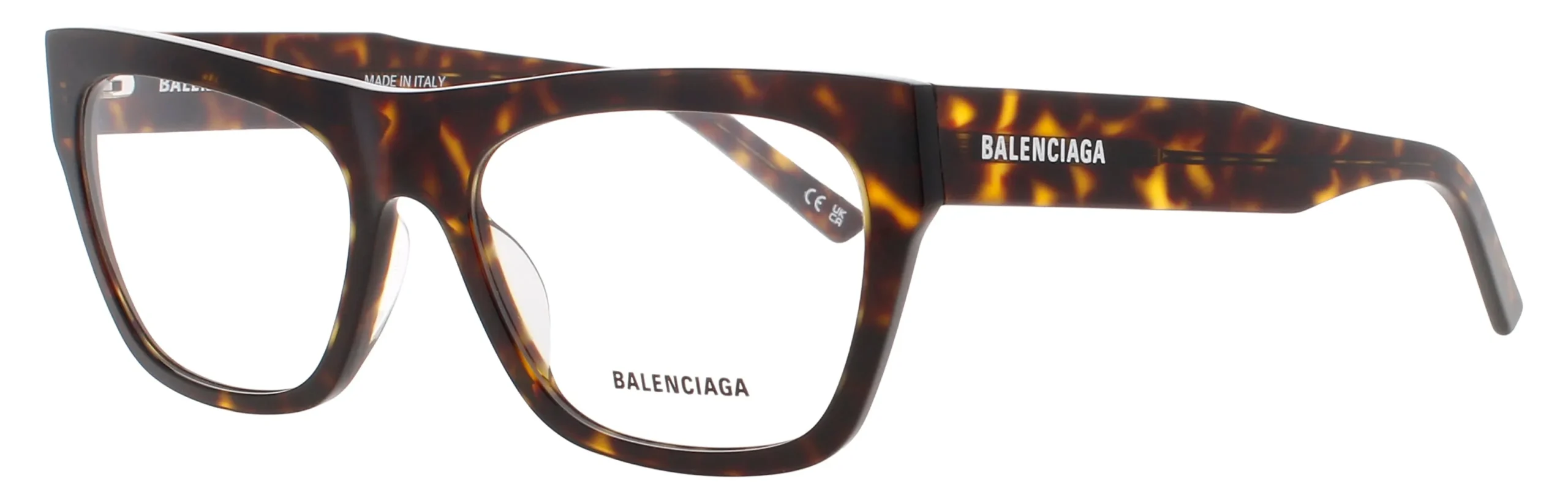 Balenciaga BB0308O 002 Eyeglasses Brown 54mm Unisex