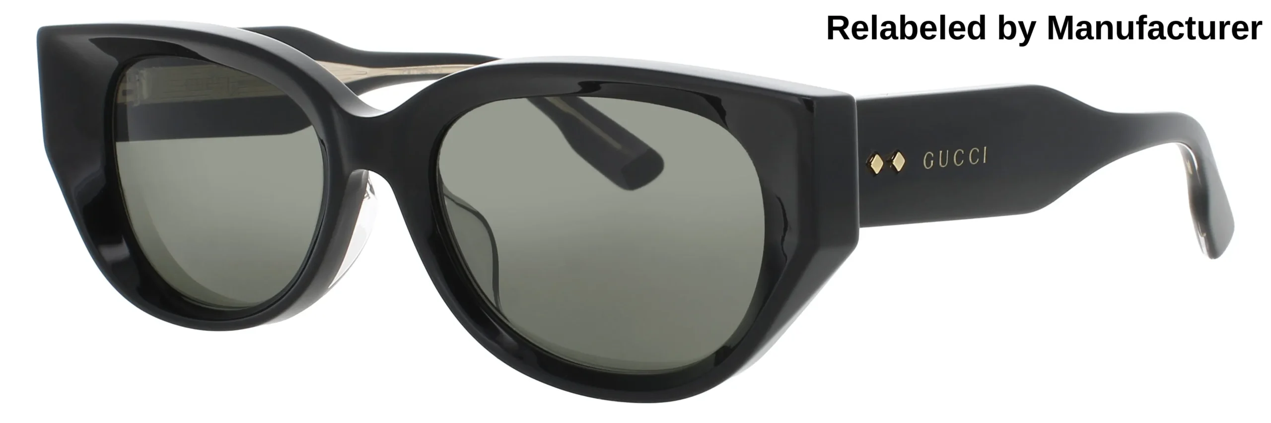 Gucci GG1532SA 001 Sunglasses Black 54mm Women
