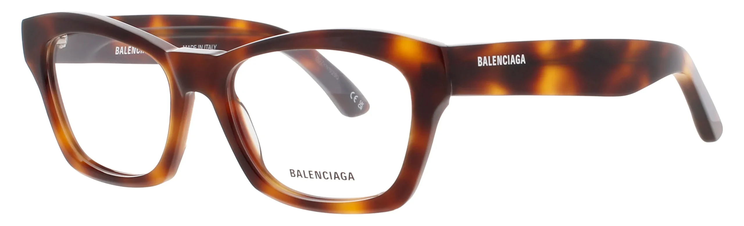Balenciaga BB0242O 006 Eyeglasses Brown 53mm Unisex