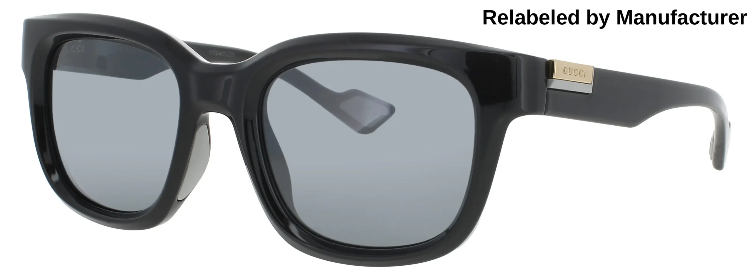 Gucci GG1621SA 001 Sunglasses Black 53mm Men