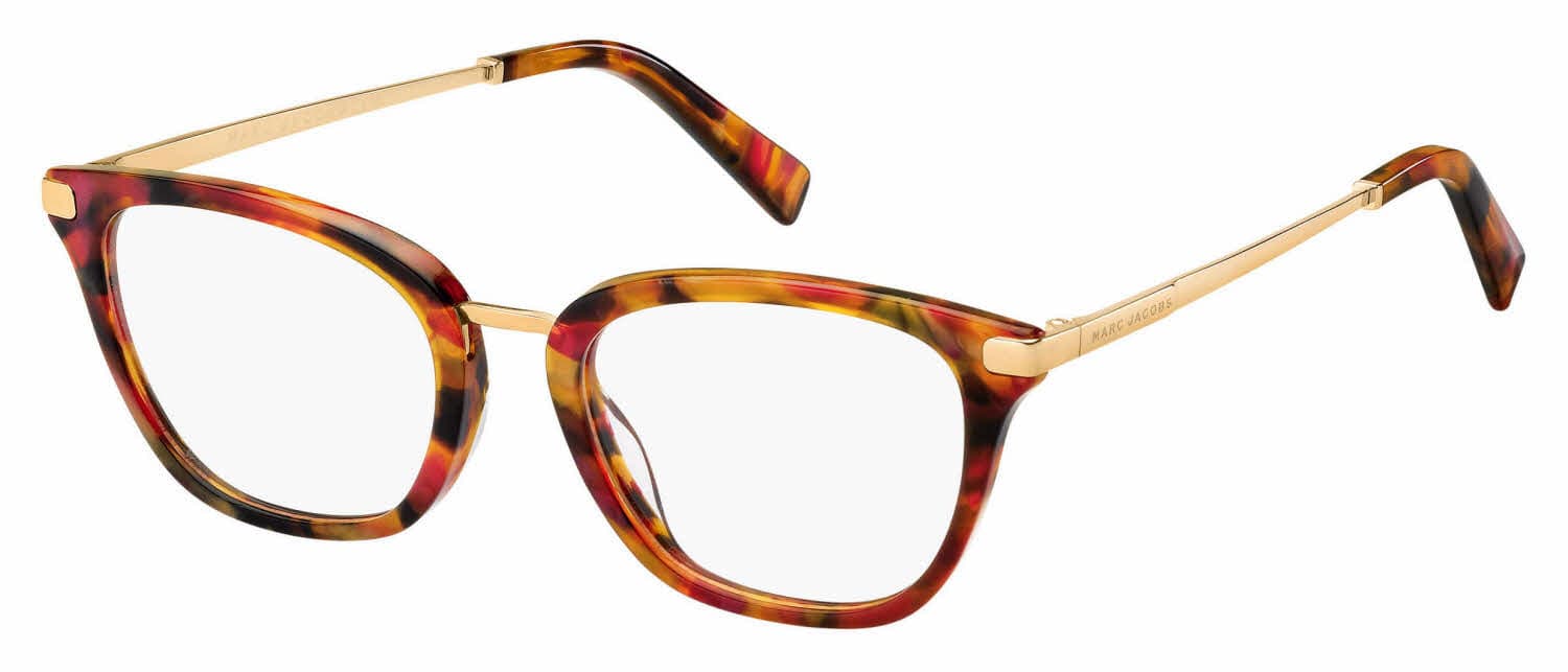Marc Jacobs 397 O63 Eyeglasses Havana Red 50mm Women