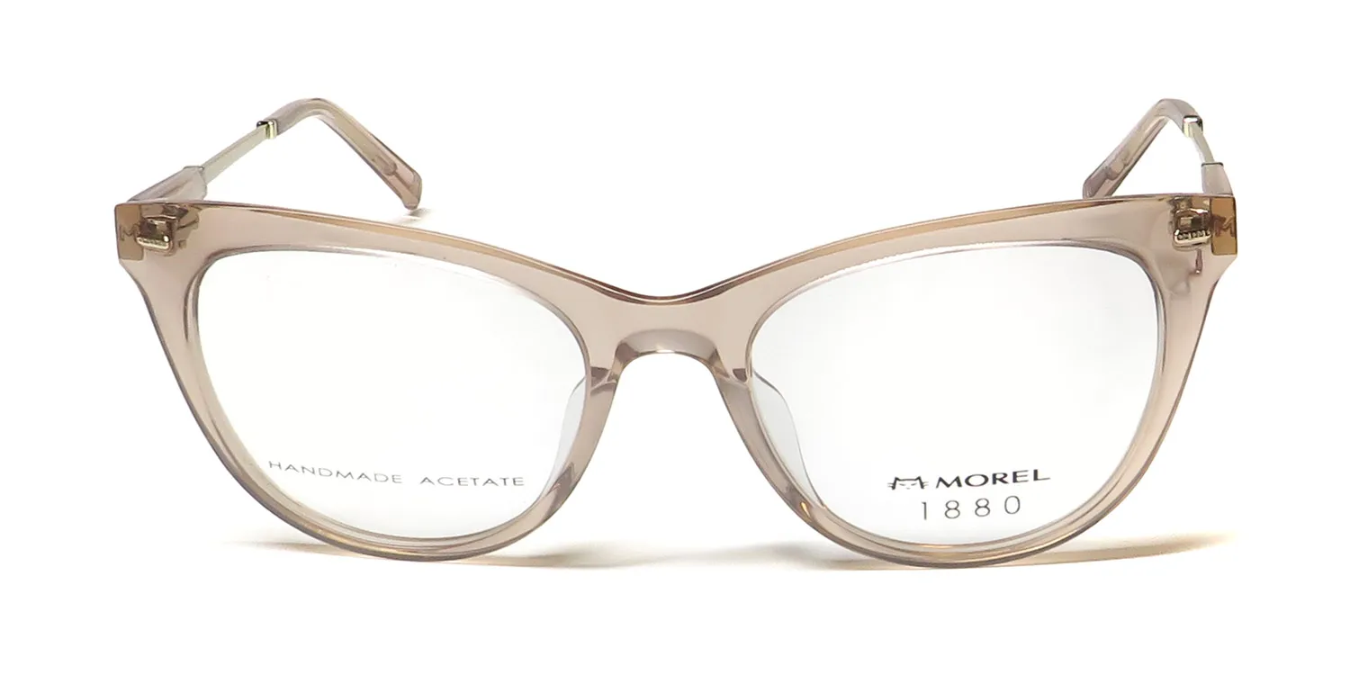 Morel 1880 60124m pd06 Eyeglasses Pink Transparent 51mm 3