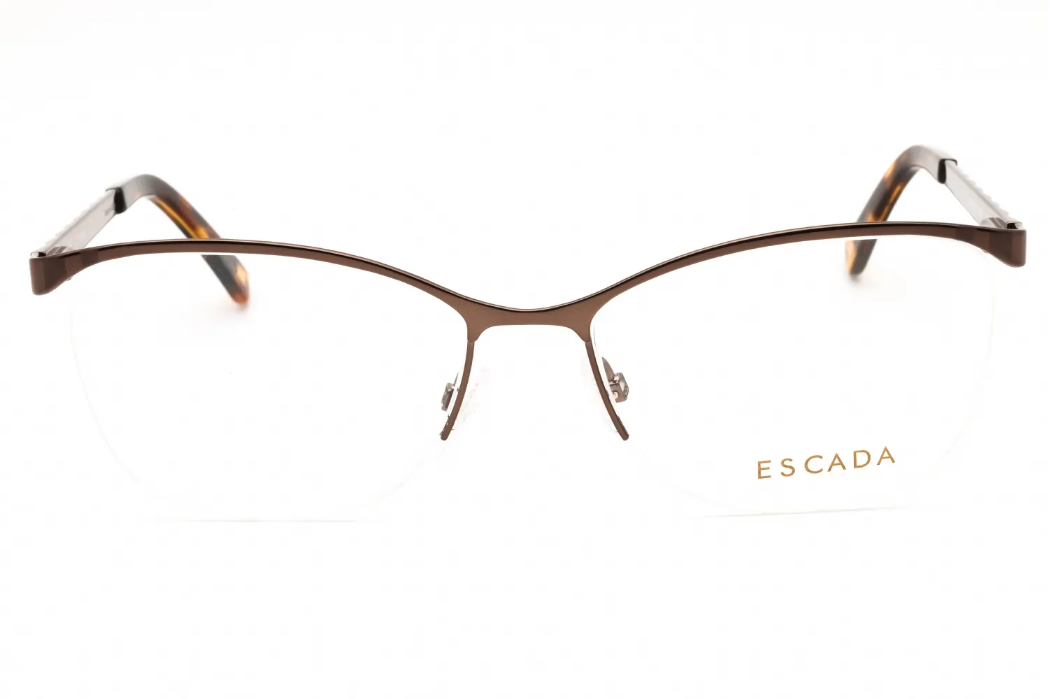 Escada VES873 0SRP Eyeglasses Shiny Dark Brown 54mm Women 2