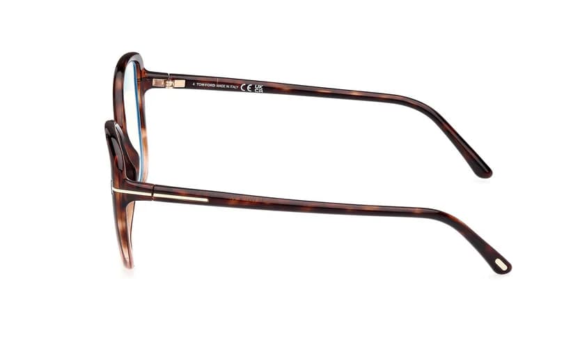 Tom Ford TF5907B 056 Eyeglasses Brown 55mm Women 2