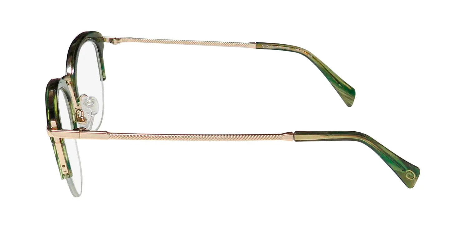 Oscar de la Renta Osl 737 318 Eyeglasses Clystal Olive 50mm 4