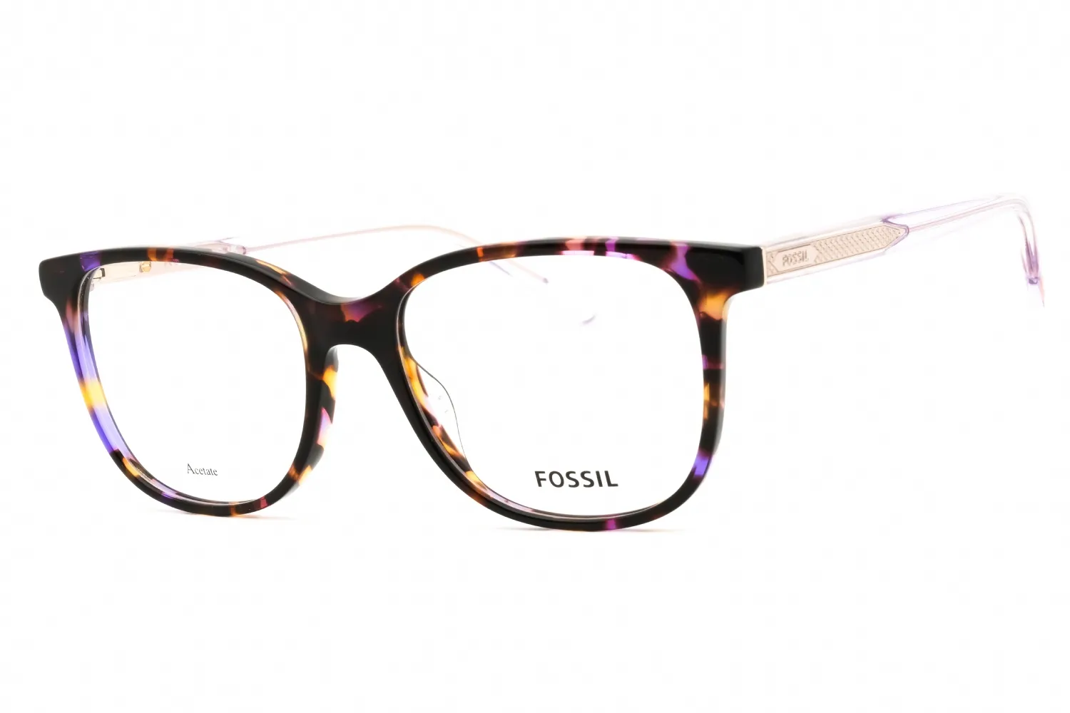 Fossil FOS 7140 S10 Eyeglasses Lilac Havana 53mm Women