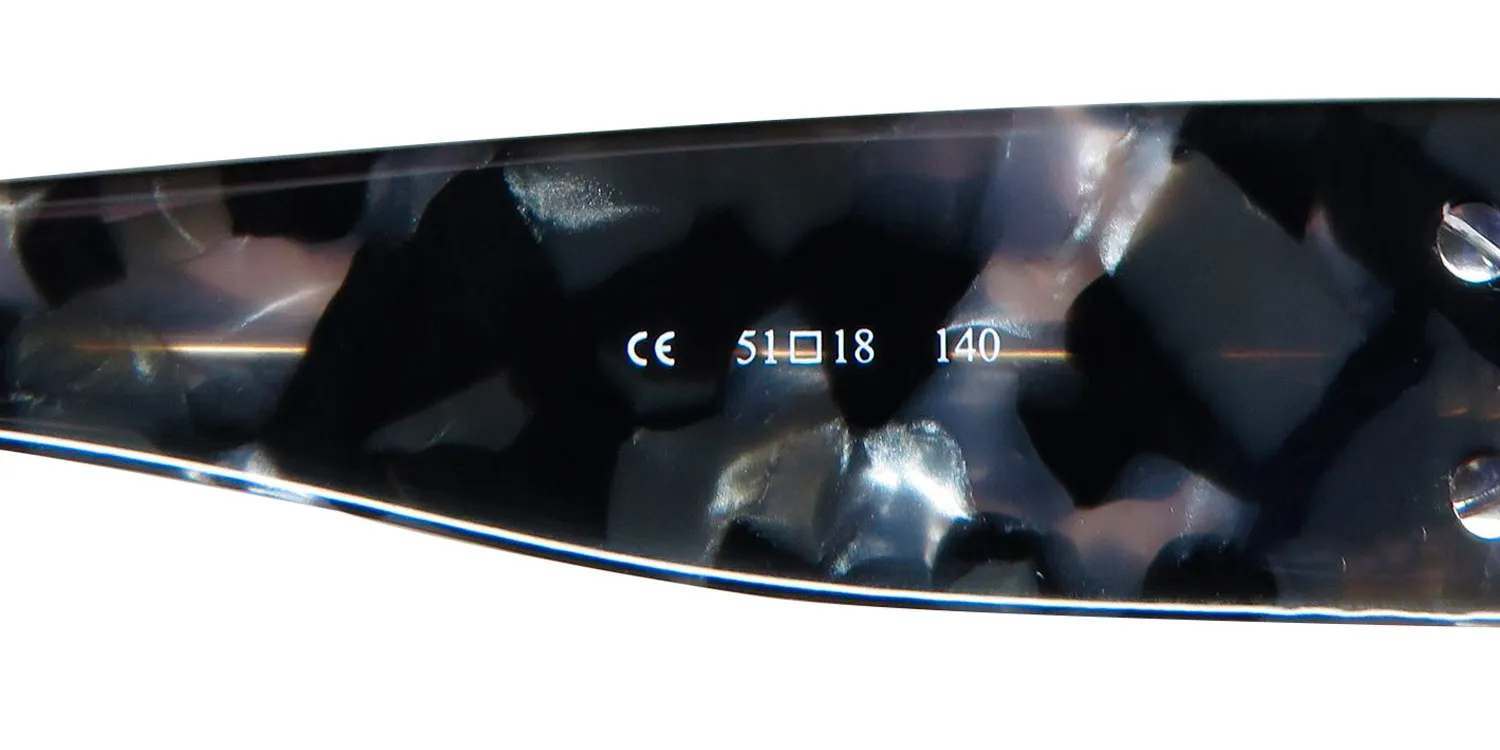 Oscar de la Renta Osl 332 001 Eyeglasses Shiny Black 51mm 8