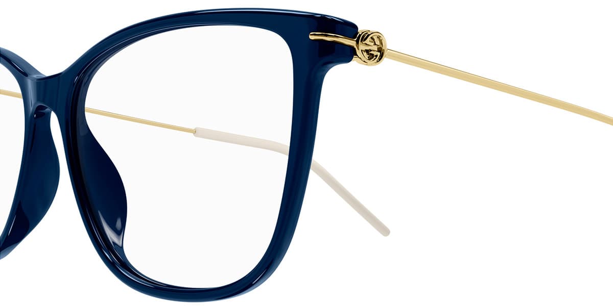 Gucci GG1272O 003 Eyeglasses Blue 53mm Women 3