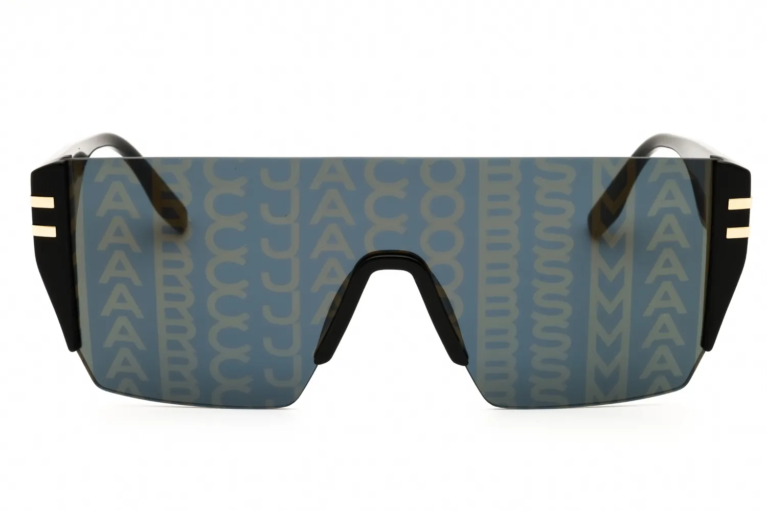 Marc Jacobs MARC 712/S 0NZU 7Y Sunglasses Gold Pattern Black 99mm Men 2