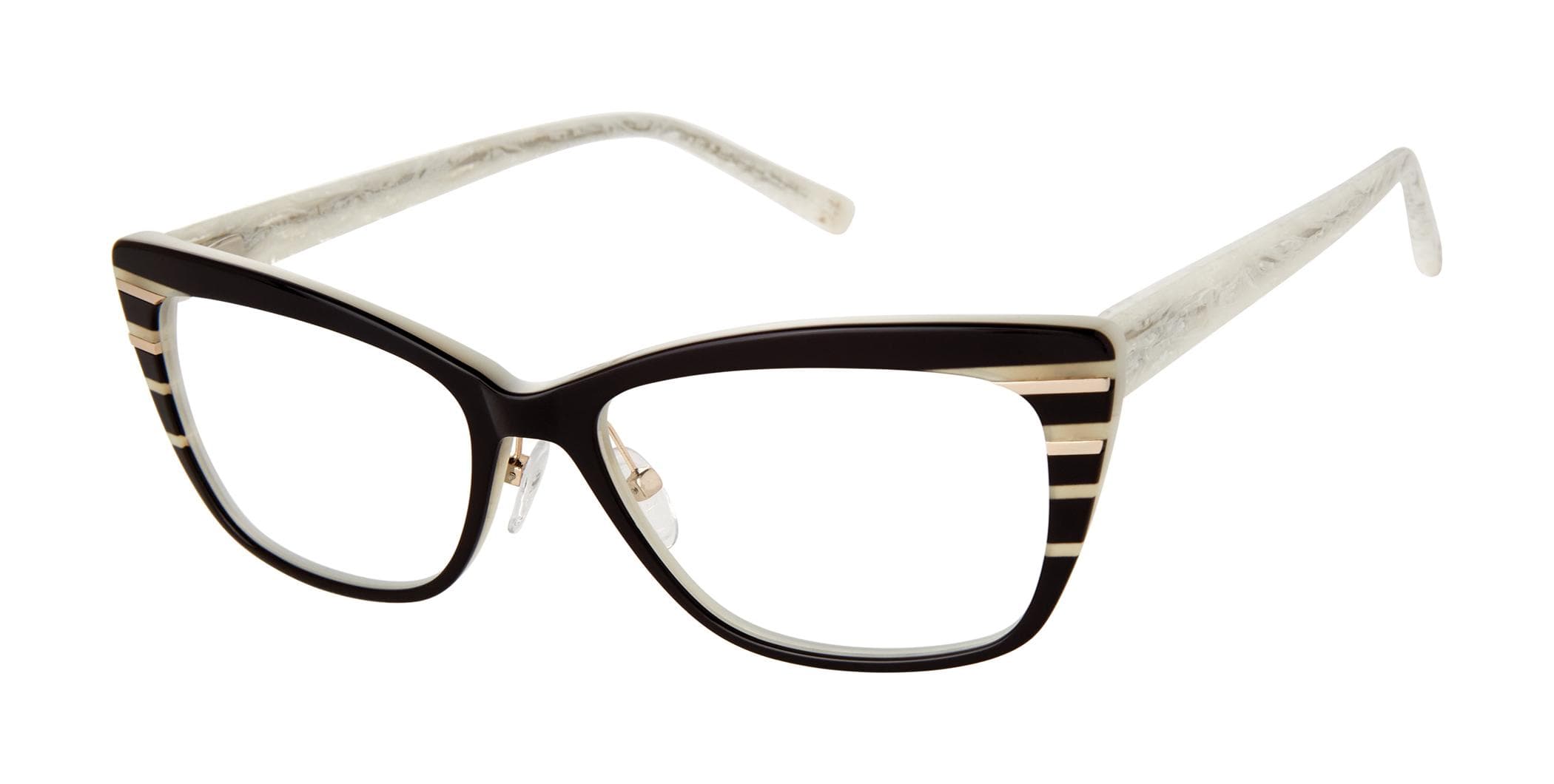 L.A.M.B. LAUF104 Eyeglasses Black 58mm Women