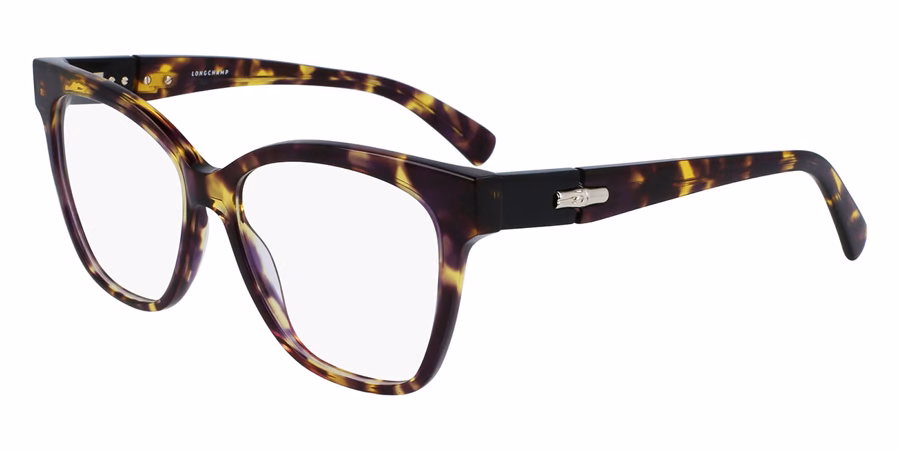 Longchamp LO2704 504 Eyeglasses Tokyo Purple Tortoise 54mm Women