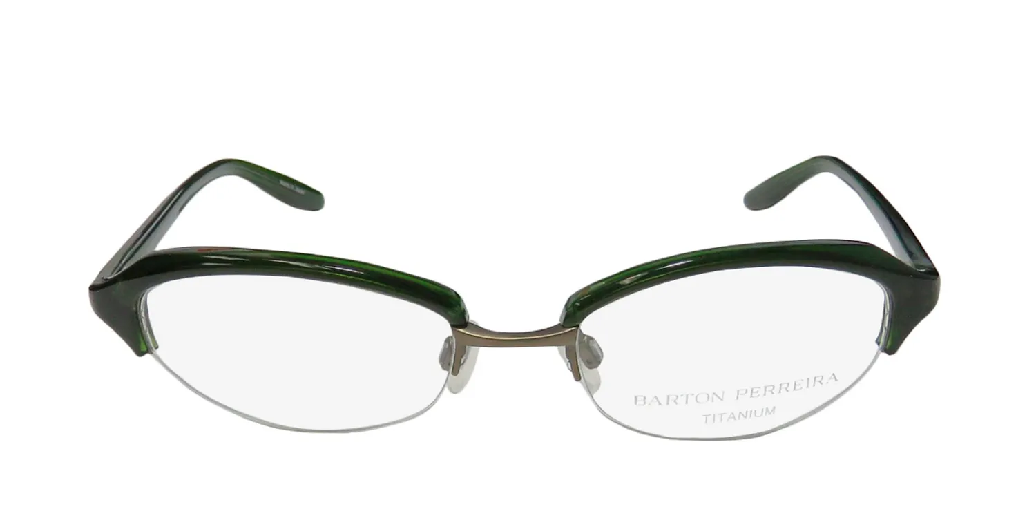 Barton Perreira Sylvia hun/mol Eyeglasses Green 49mm 3