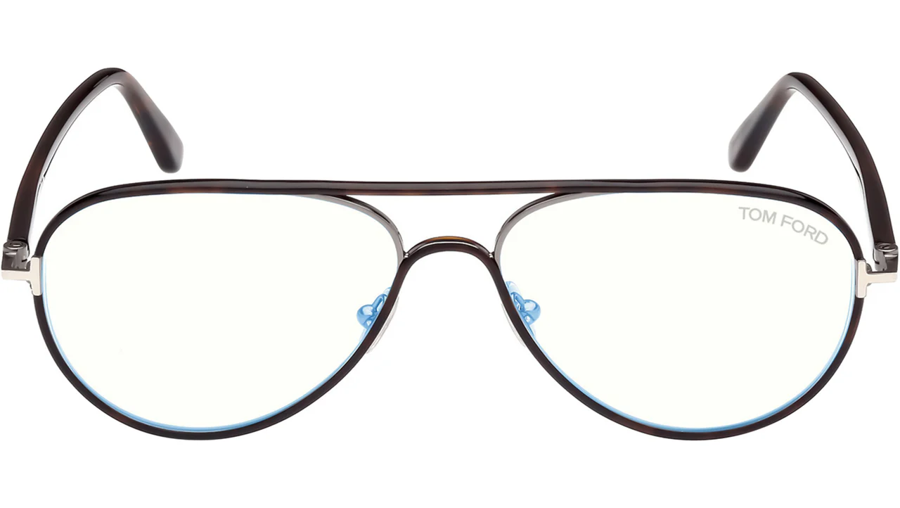 Tom Ford FT5897B 052 Eyeglasses Dark Havana 57mm Women 2