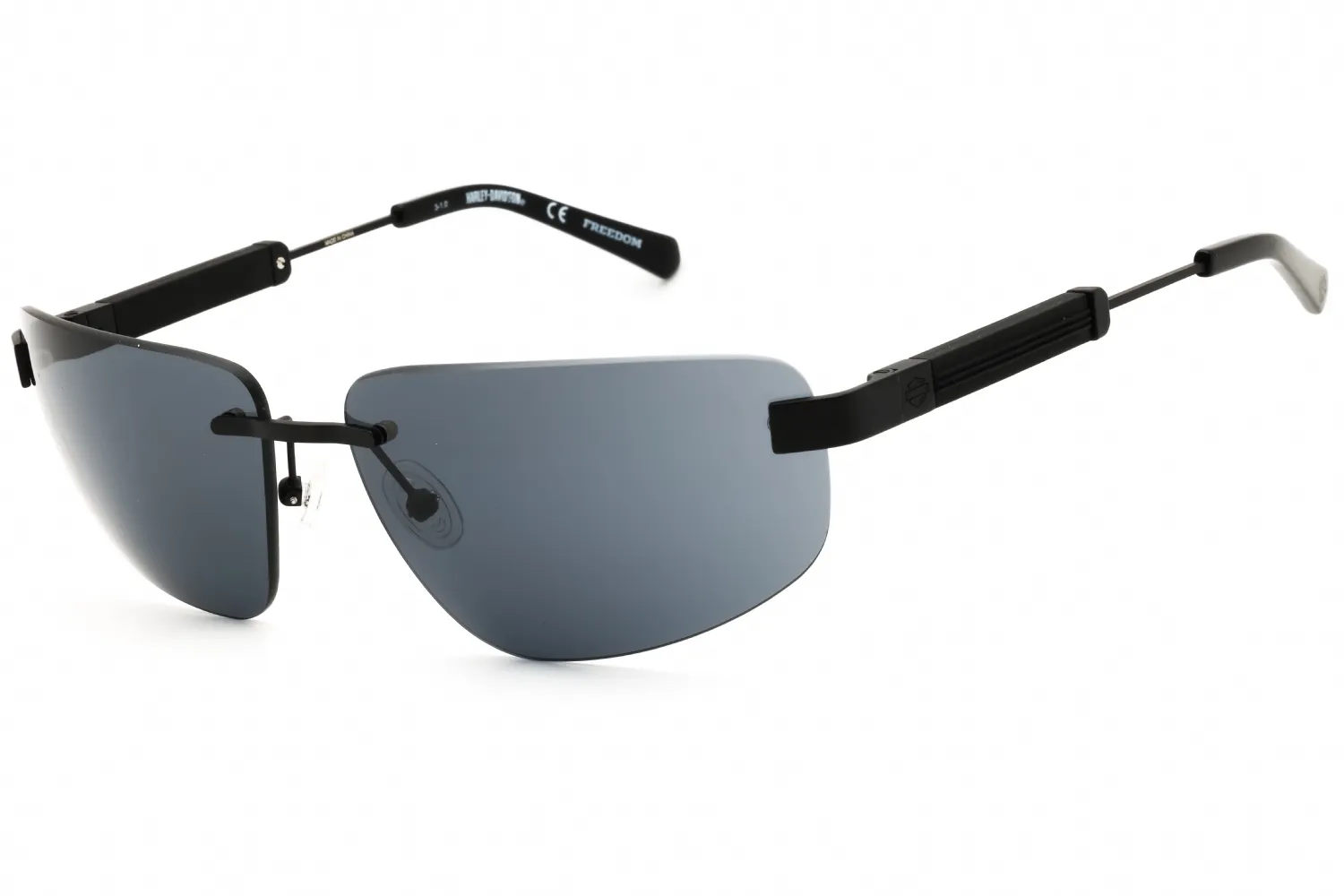 Harley Davidson HD1006X 02A Sunglasses Matte Black 64mm Men