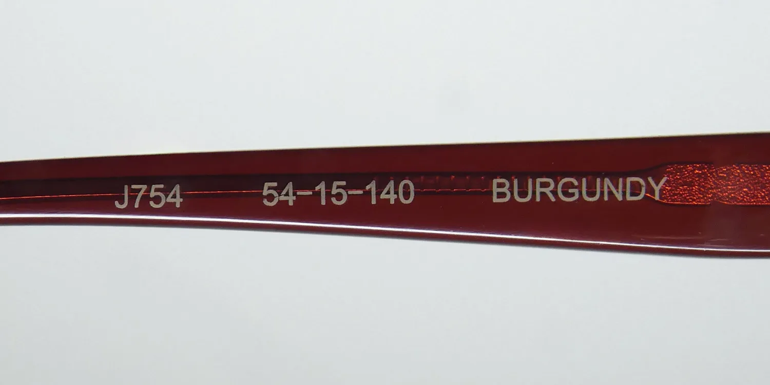 Jones New York J754 burgundy Eyeglasses Burgundy 54mm 8