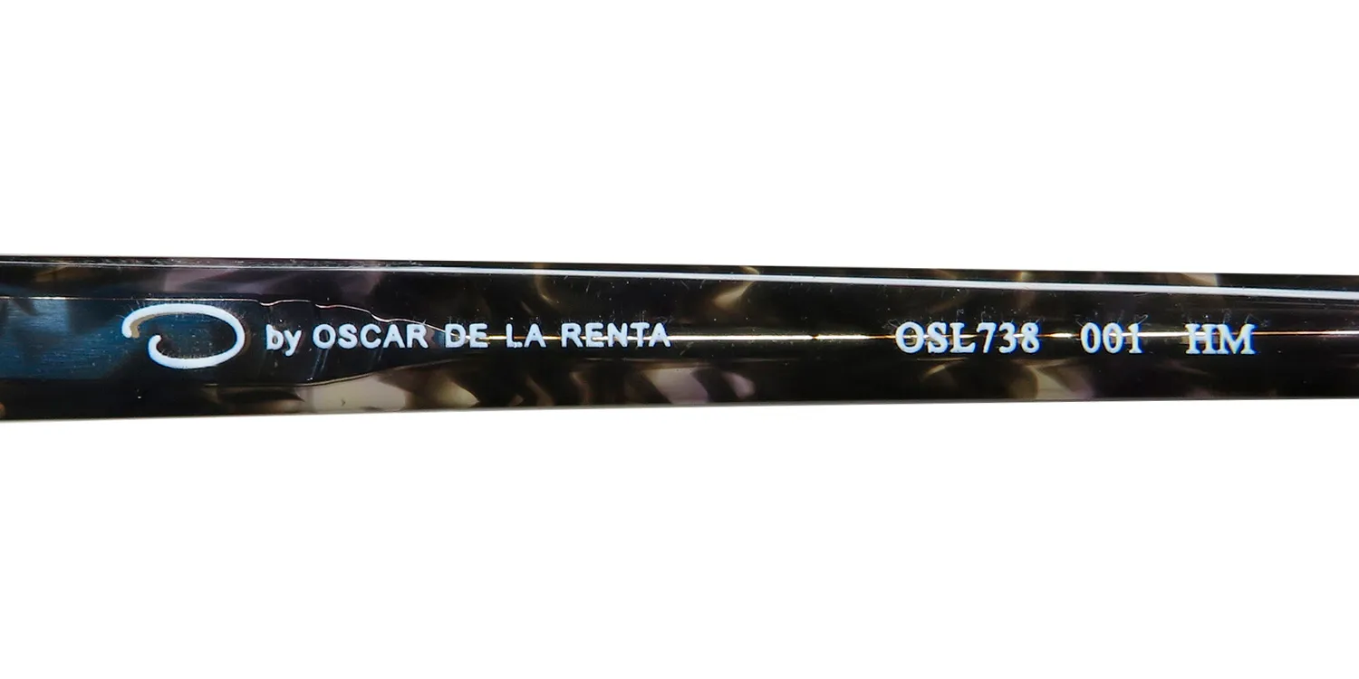 Oscar de la Renta Osl 738 001 Eyeglasses Black 52mm 7