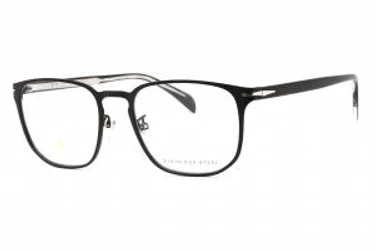 David Beckham DB 7073/F 0BSC 00 Eyeglasses Black Silver 54mm