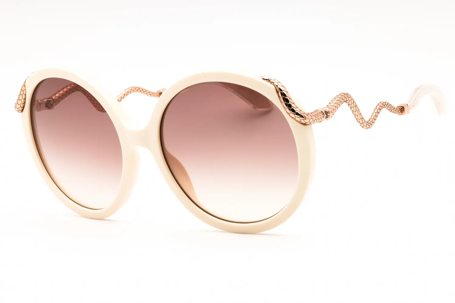 Roberto Cavalli SRC004M 9X7Y Sunglasses Shiny Full Cream 59mm Women