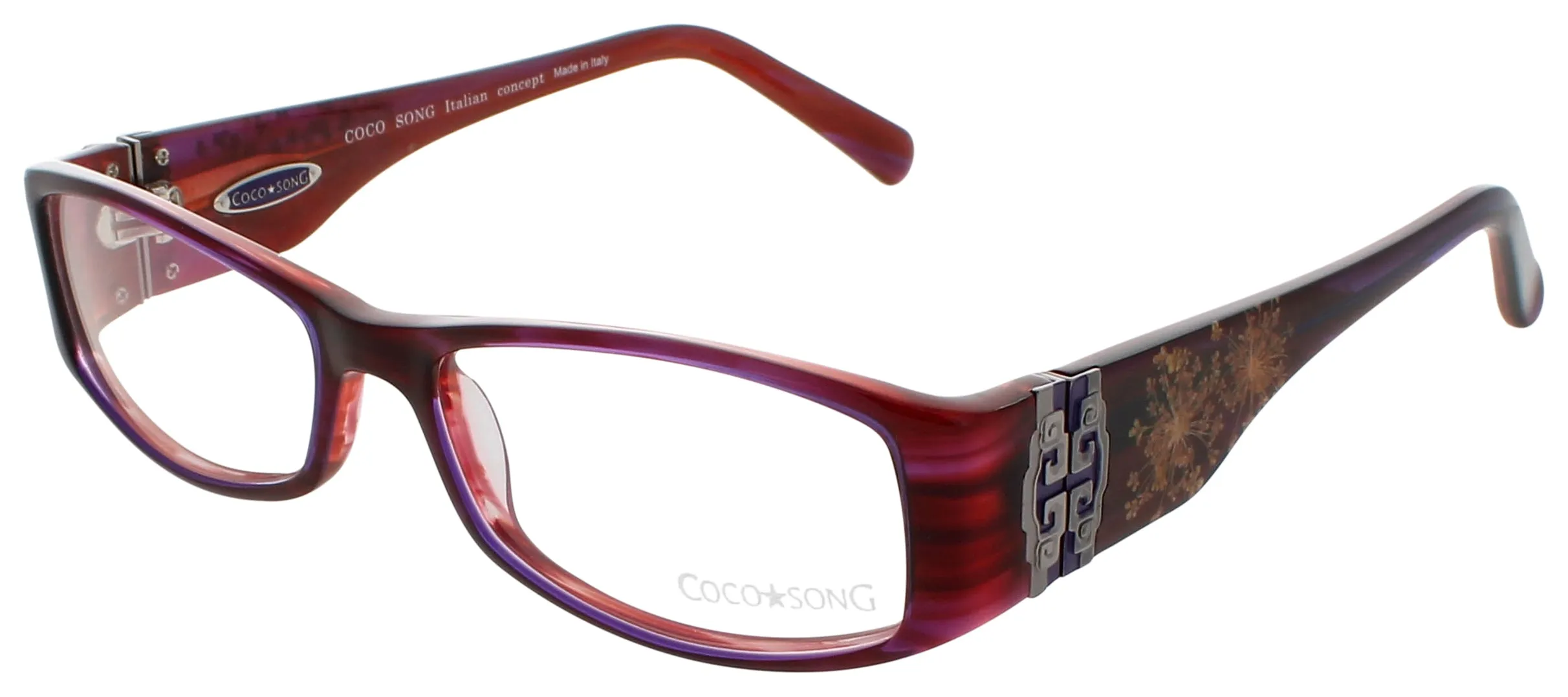Coco Song HOPE VILLAGE C04 Eyeglasses Black White 54mm Women