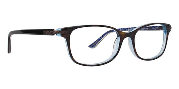 Vera Bradley Blue Bandana Marisol Eyeglasses Multicolor 52mm Women