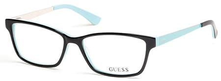 Guess GU2538-F 005 GU2538-F Asian Fit Eyeglasses Multicolor 55mm Women