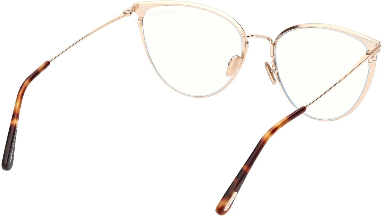 Tom Ford FT5840B 046 Eyeglasses Matte Brown 56mm Women 5