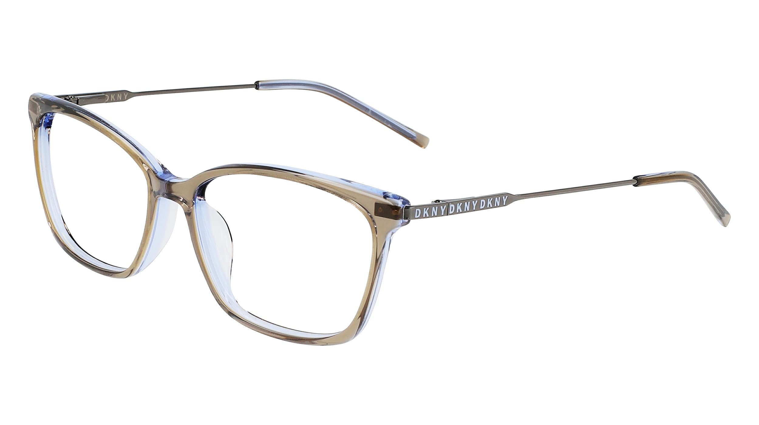 DKNY DK7006 260 Eyeglasses Transparent Brown 53mm Women