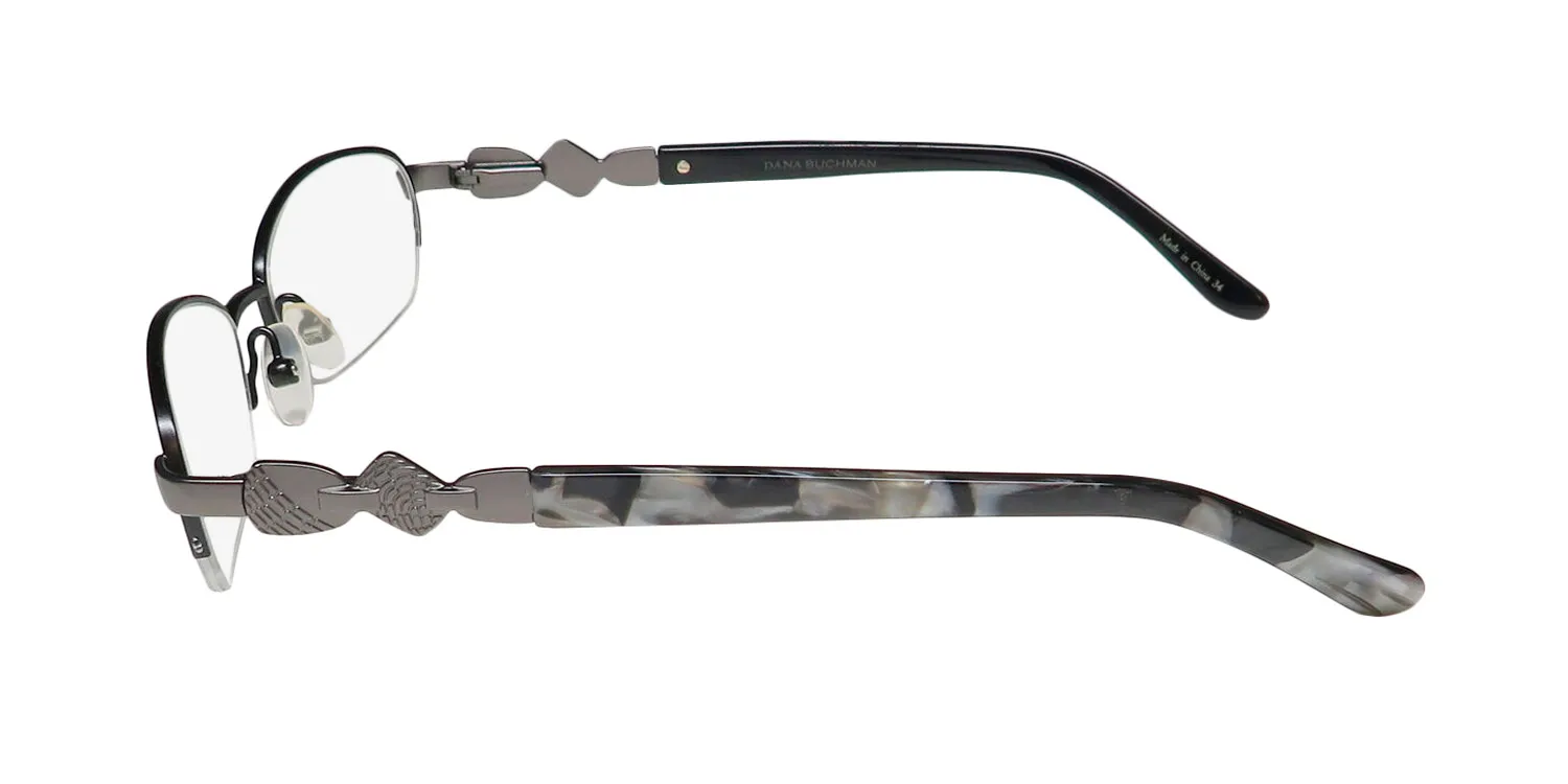 Dana Buchman Kadin bk Eyeglasses Black 49mm 4
