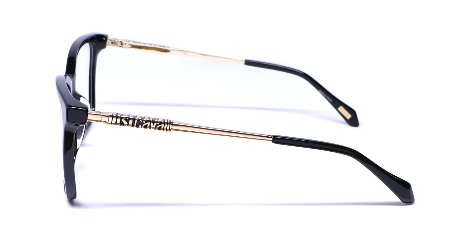 Just Cavalli Vjc007 0700 Eyeglasses Black 53mm 4