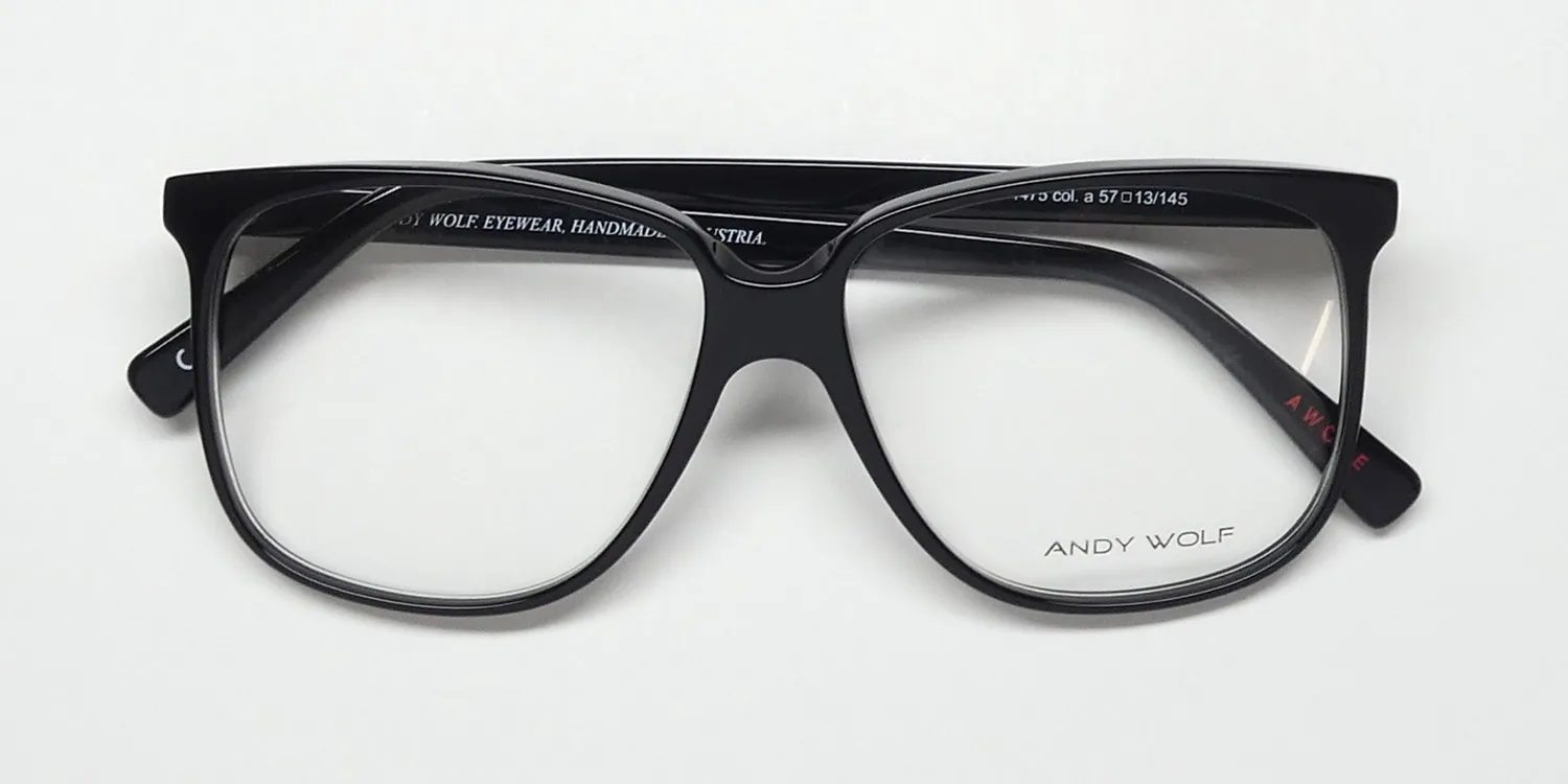 Andy Wolf 4475 a Eyeglasses Black 57mm Unisex 2
