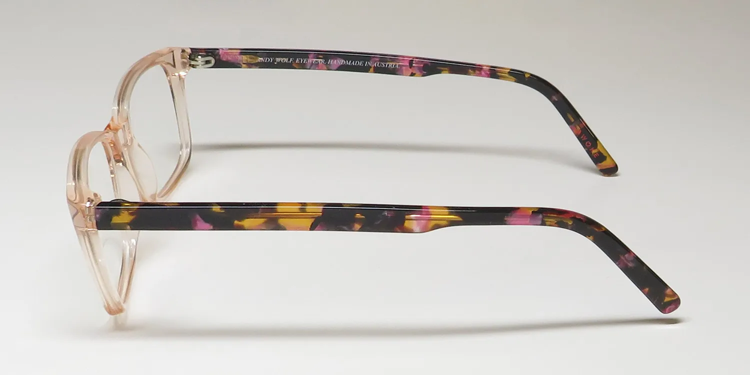 Andy Wolf 4492 g Eyeglasses Peach Crystal 51mm 4