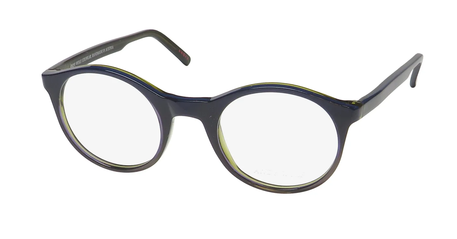 Andy Wolf 4504 b Eyeglasses Blue 47mm Unisex