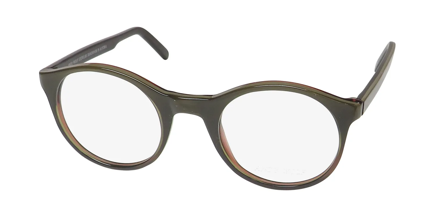 Andy Wolf 4504 e Eyeglasses Brown 47mm Unisex