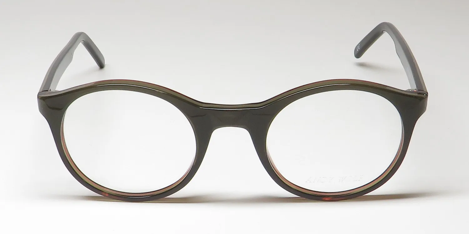 Andy Wolf 4504 e Eyeglasses Brown 47mm Unisex 3