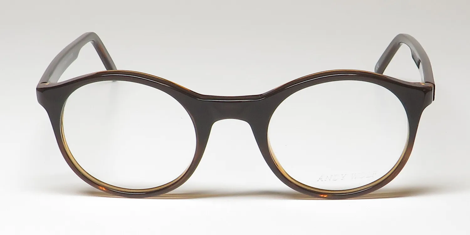 Andy Wolf 4504 f Eyeglasses Brown 47mm Unisex 3