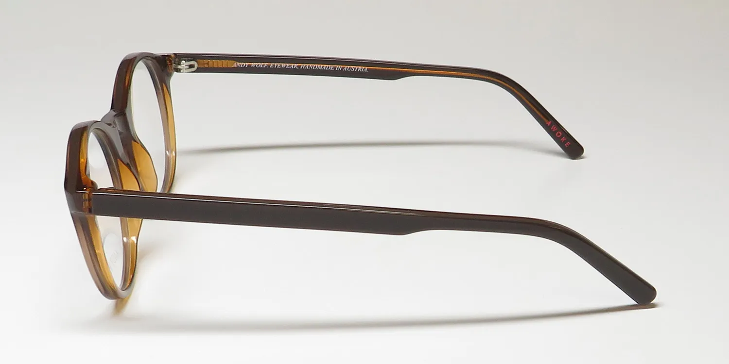 Andy Wolf 4504 f Eyeglasses Brown 47mm Unisex 4