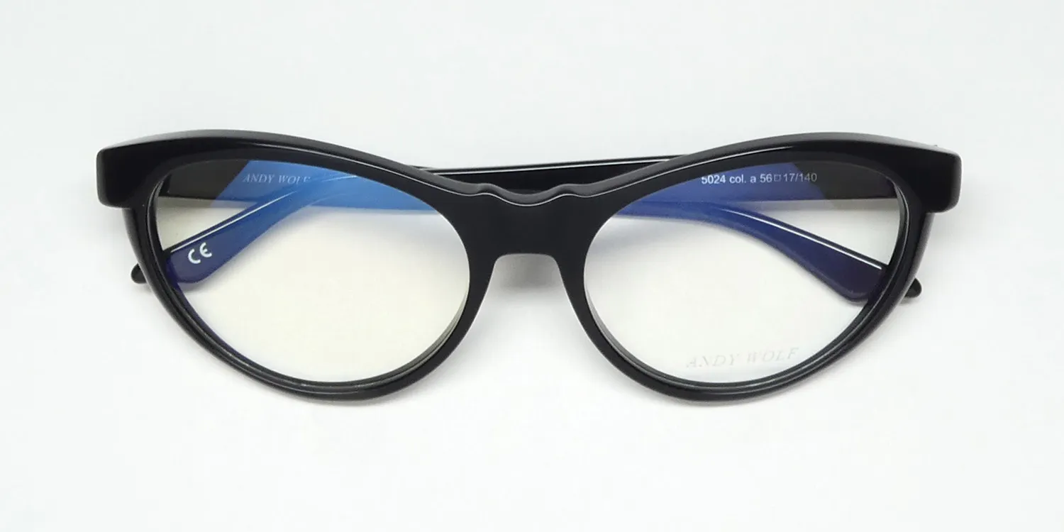 Andy Wolf 5024 a Eyeglasses Black 56mm 2