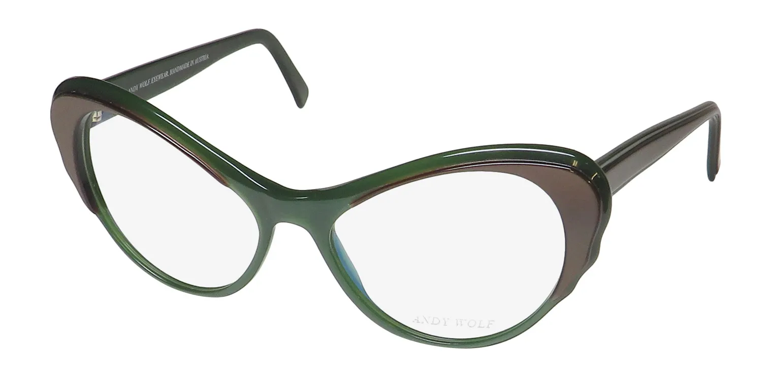 Andy Wolf 5031 b Eyeglasses Green 56mm