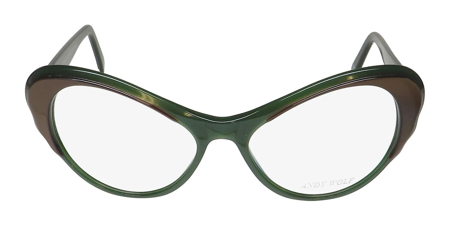 Andy Wolf 5031 b Eyeglasses Green 56mm 3