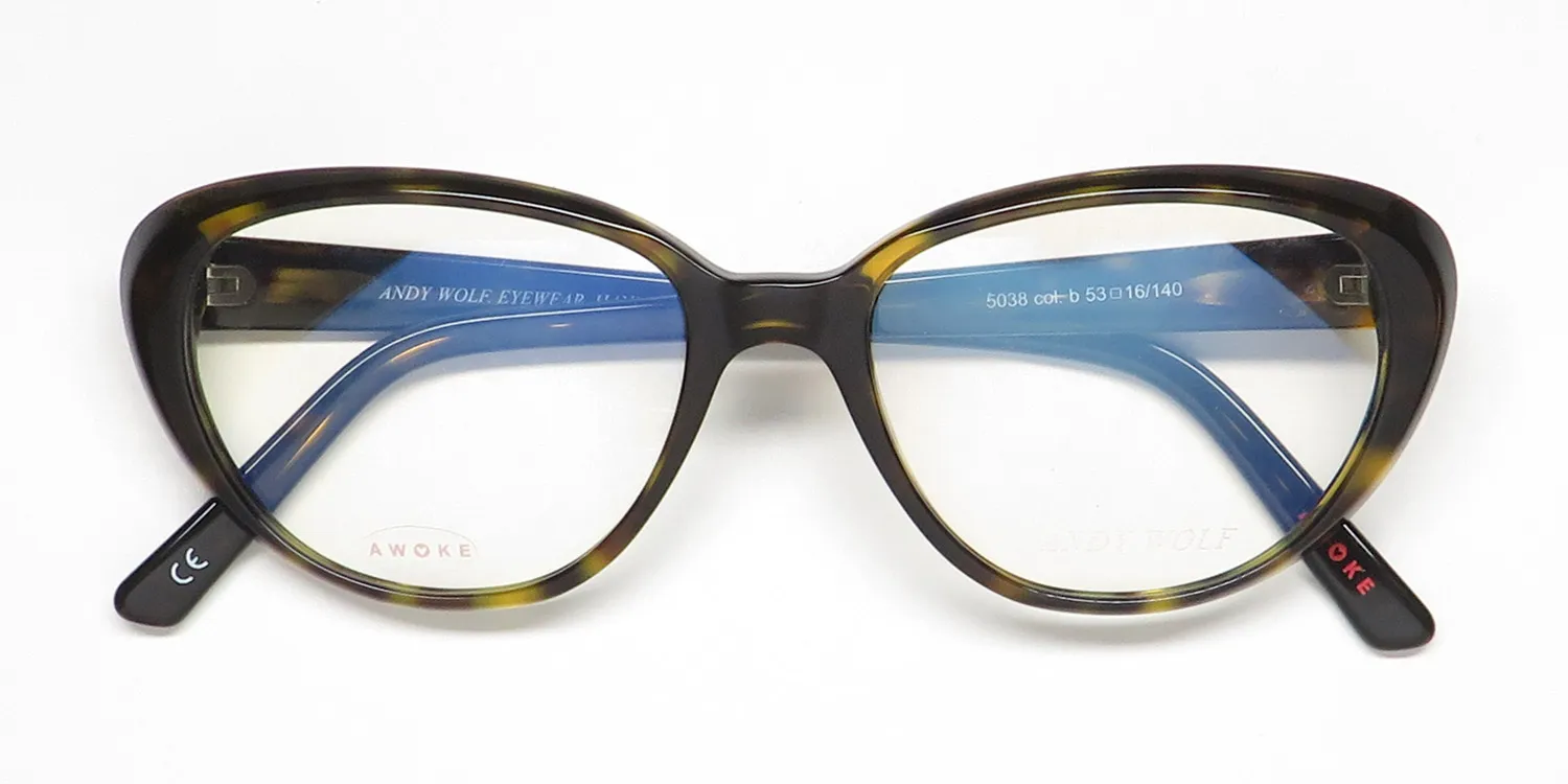 Andy Wolf 5038 b Eyeglasses Tortoise 53mm 2