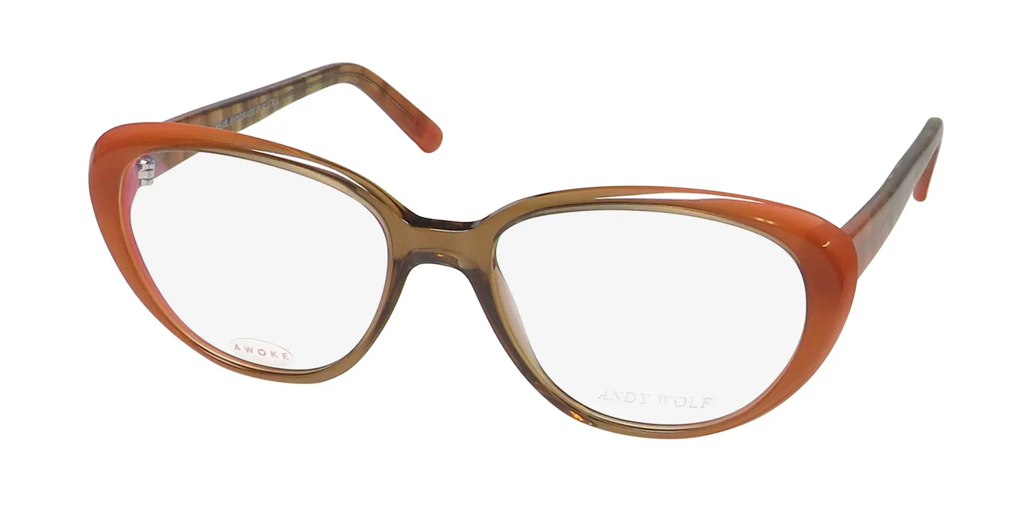 Andy Wolf 5038 c Eyeglasses Brown 53mm