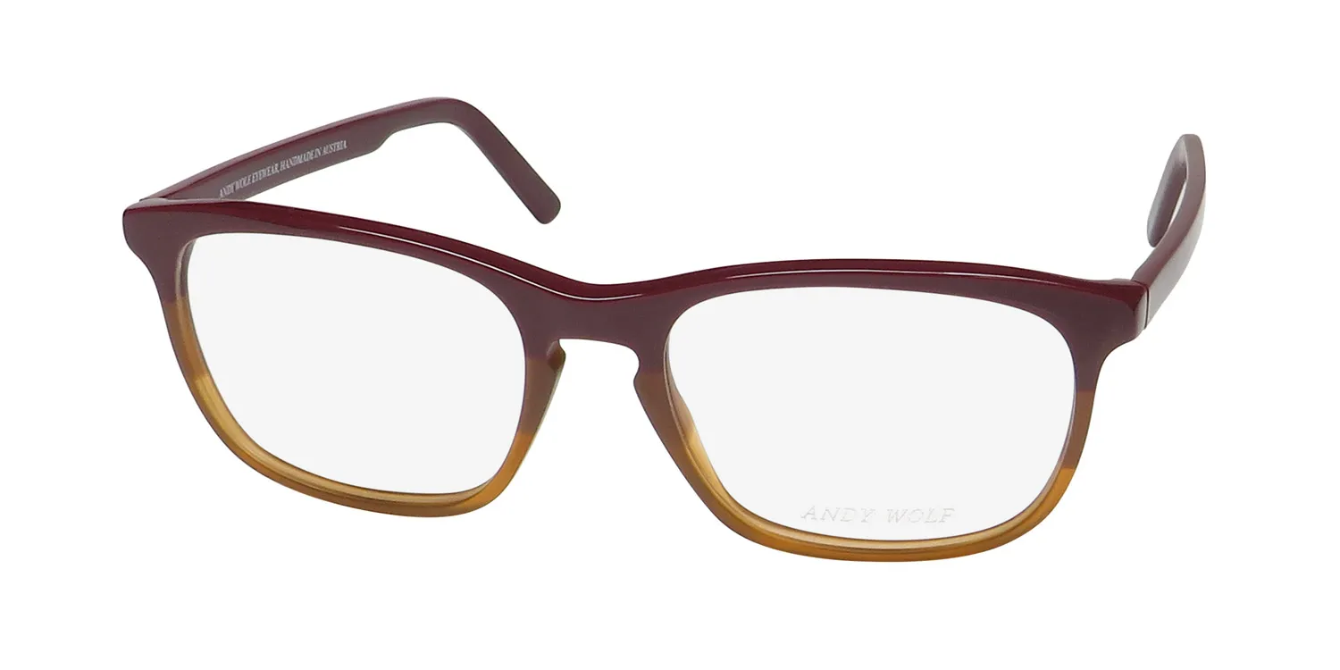 Andy Wolf 4503 e Eyeglasses Burgundy 54mm
